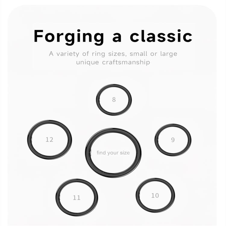 SR08 SIZE 9 Smart Ring, Support Hand Gestures Control / Health Monitoring / Multiple Sports Modes(Black) - free shipping - PMc TechLife - Order now!