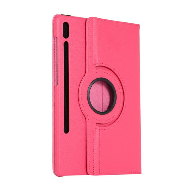 For Samsung Galaxy Tab S10+ / S9 FE+ / S9+ ENKAY 360 Degree Rotation Litchi Leather Smart Tablet Case(Pink) - free shipping - PMc TechLife - Order now!