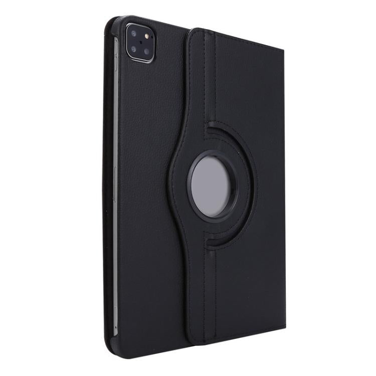 For iPad Pro 13 2024 ENKAY 360 Degree Rotation Litchi Leather Smart Tablet Case(Black) - free shipping - PMc TechLife - Order now!