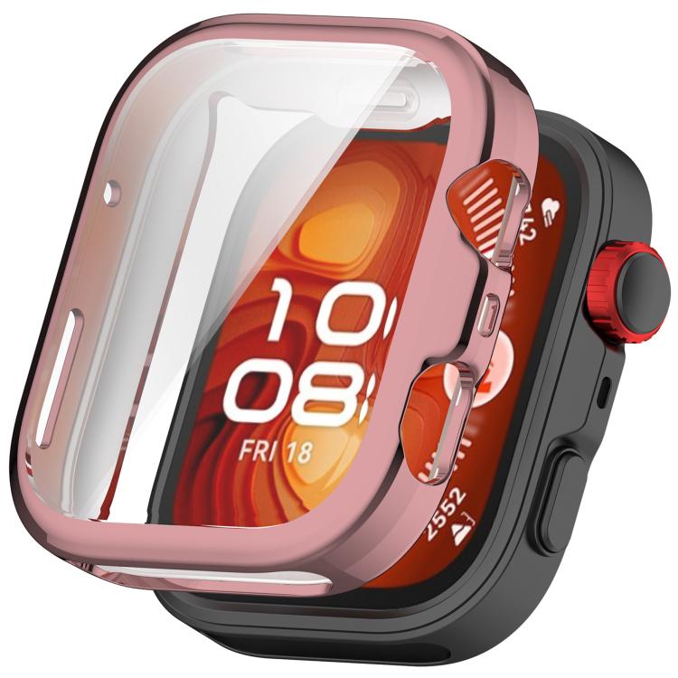 For Huawei Watch Fit 4 Electroplated TPU Full Coverage Watch Protective Case(Pink) - free shipping - PMC TechLife - Order now!