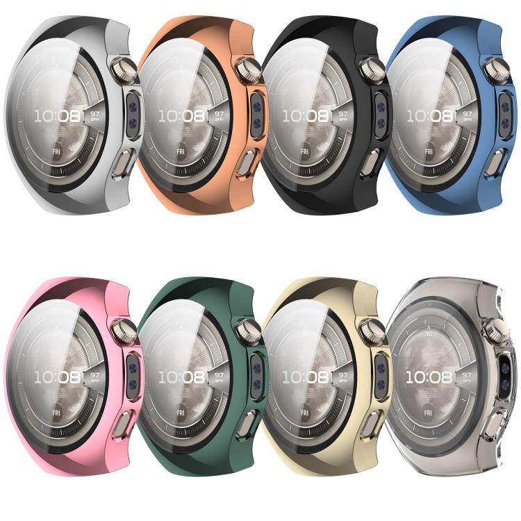 For Huawei Watch 5 42mm Electroplated TPU Full Coverage Watch Protective Case(Black) - free shipping - PMC TechLife - Order now!