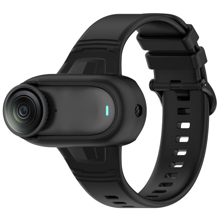 For Insta 360 Go 3 / Go 3S / Go 2 Solid Color Silicone Watch Band(Black) - free shipping - PMC TechLife - Order now!