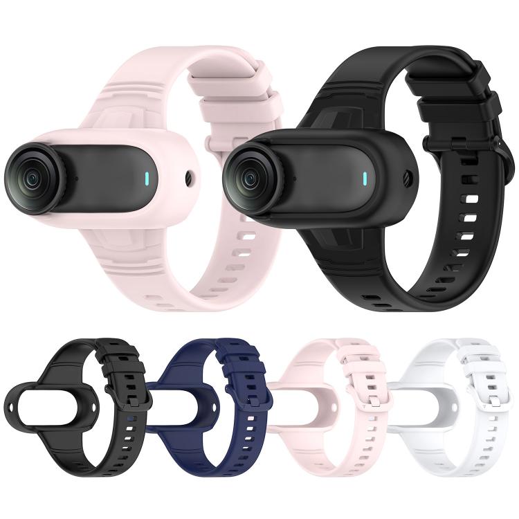 For Insta 360 Go 3 / Go 3S / Go 2 Solid Color Silicone Watch Band(Black) - free shipping - PMC TechLife - Order now!