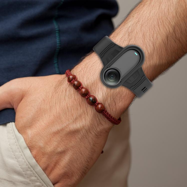 For Insta 360 Go 3 / Go 3S / Go 2 Solid Color Silicone Watch Band(Black) - free shipping - PMC TechLife - Order now!