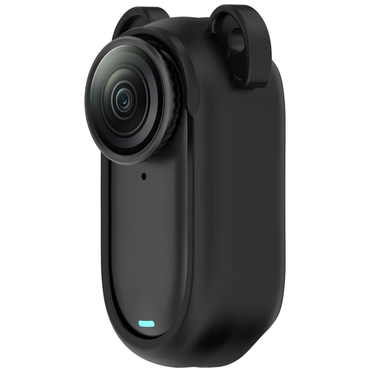 For Insta 360 Go 3S / Go 3  Solid Color Silicone Protective Case(Black) - free shipping - PMC TechLife - Order now!