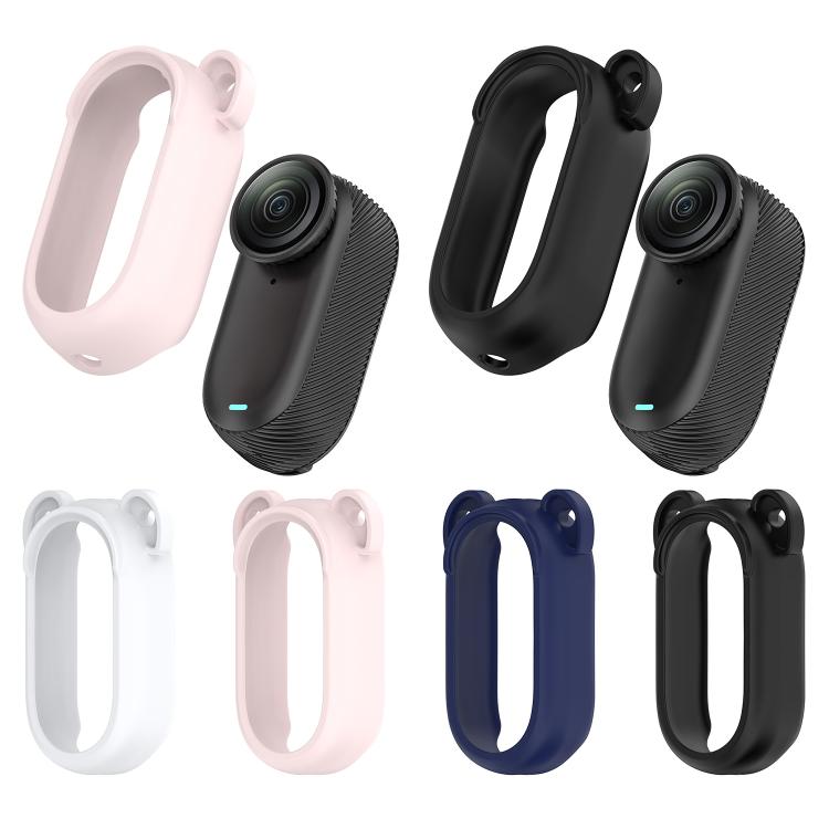 For Insta 360 Go 2 Solid Color Silicone Protective Case(White) - free shipping - PMC TechLife - Order now!