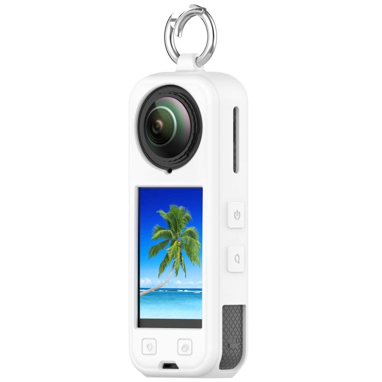 For Insta360 X5 Silicone Protective Case(White) - free shipping - PMC TechLife - Order now!