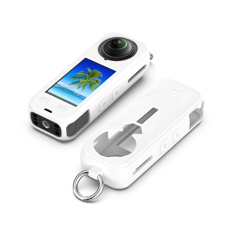For Insta360 X5 Silicone Protective Case(White) - free shipping - PMC TechLife - Order now!