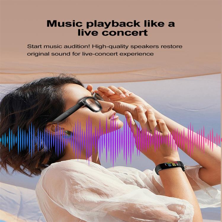 W600 Smart Glasses, Support AI Conversation / AI Photo Recognition / Bluetooth Call(Black) - Smart Glasses by PMC TechLife | Online Shopping South Africa | PMC TechLife | Buy Now Pay Later Mobicred