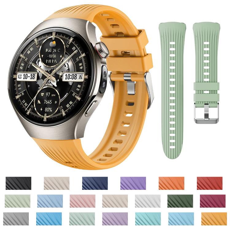 For Huawei Watch 5 42mm Vertical Silicone Watch Band(Teal) - free shipping - PMC TechLife - Order now!