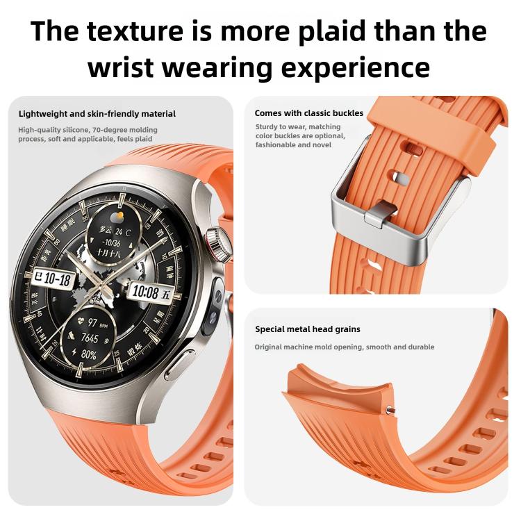 For Huawei Watch 5 46mm Vertical Silicone Watch Band(Starlight) - free shipping - PMC TechLife - Order now!