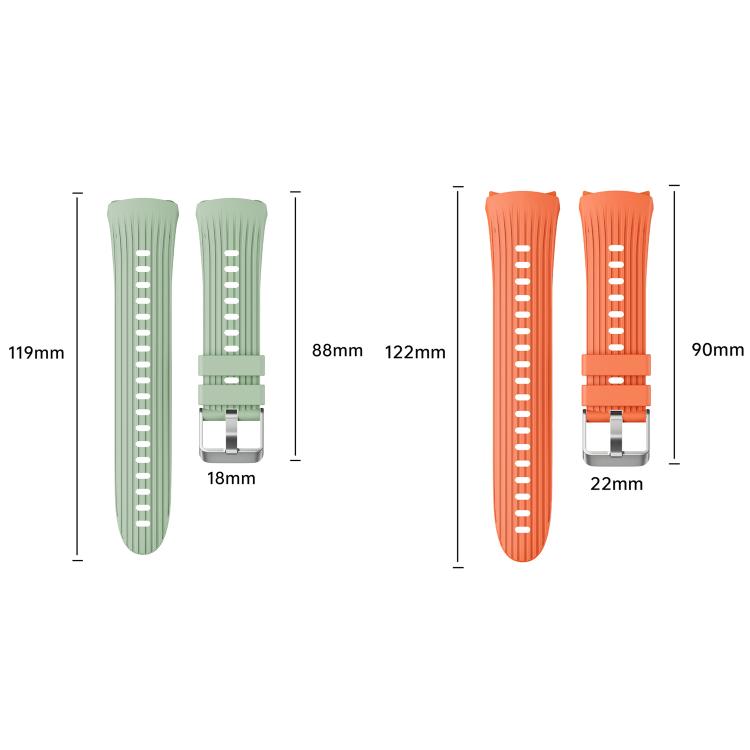 For Huawei Watch 5 46mm Vertical Silicone Watch Band(Raw Blue) - free shipping - PMC TechLife - Order now!
