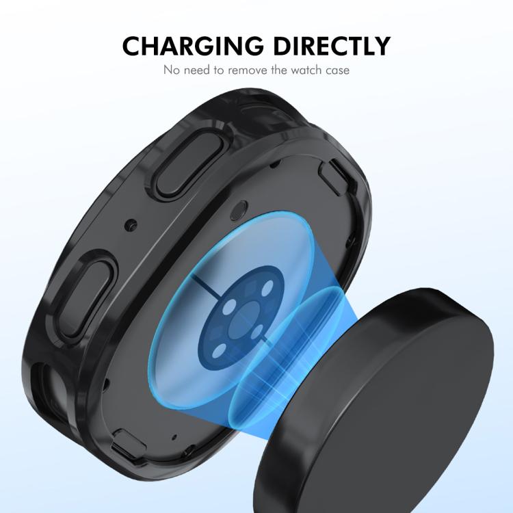 For Samsung Galaxy Watch8 40mm ENKAY Hat-Prince Full Coverage Electroplated Soft TPU Case with Screen Protection(Black) - free shipping - PMC TechLife - Order now!
