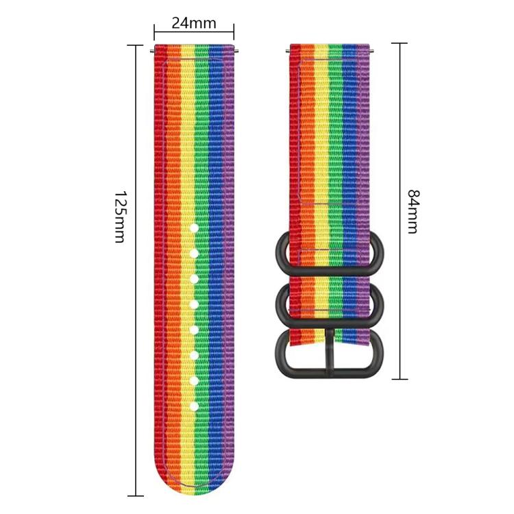 For Garmin Venu X1 Ring Buckle Nylon Canvas Watch Band(Black) - free shipping - PMC TechLife - Order now!