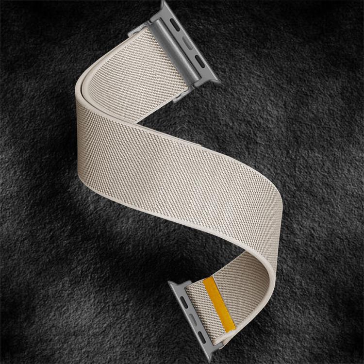 For Apple Watch 42mm / 41mm / 40mm / 38mm Adjustable Single Loop Elastic Nylon Watch Band(Starlight) - free shipping - PMC TechLife - Order now!