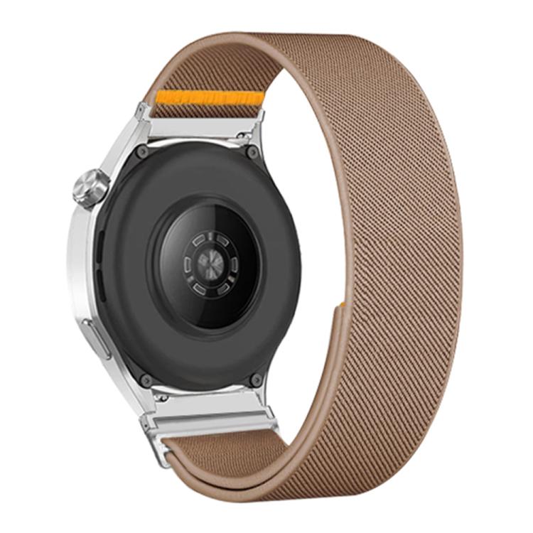 22mm Adjustable Single Loop Elastic Nylon Watch Band(Milk Tea) - free shipping - PMC TechLife - Order now!