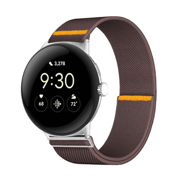 For Google Pixel Watch 3 45mm Adjustable Single Loop Elastic Nylon Watch Band(Smokey Purple) - free shipping - PMC TechLife - Order now!