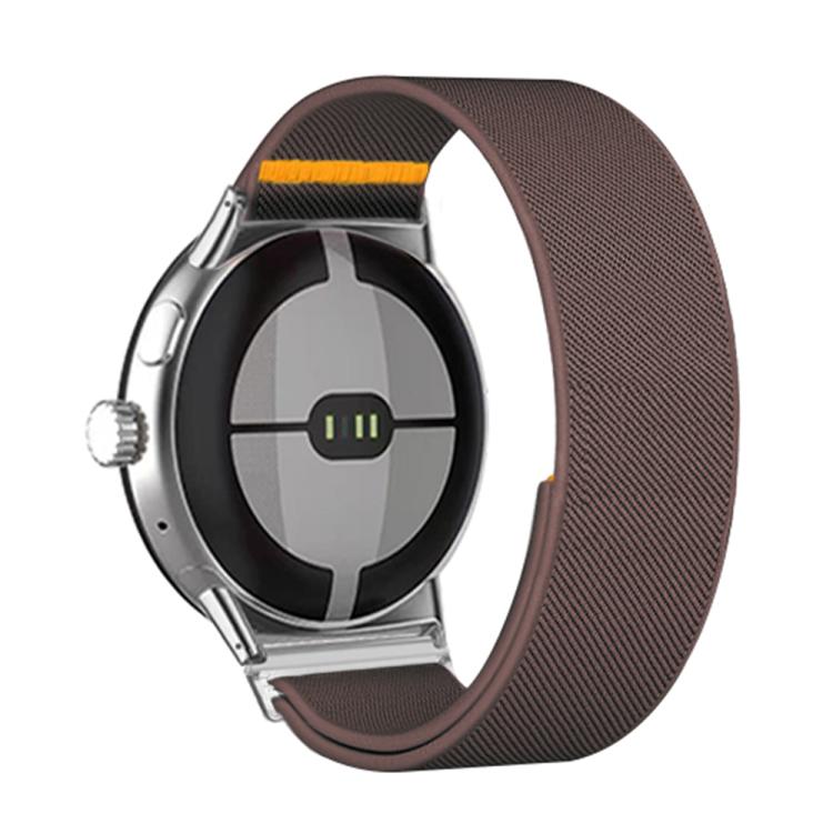 For Google Pixel Watch 3 45mm Adjustable Single Loop Elastic Nylon Watch Band(Smokey Purple) - free shipping - PMC TechLife - Order now!