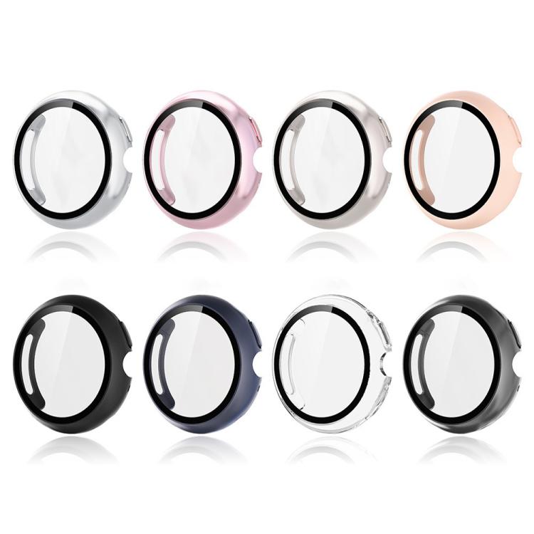 For Google Pixel Watch4 45mm Tempered Film Integrated PC Watch Protective Cover(Pink) - free shipping - PMC TechLife - Order now!