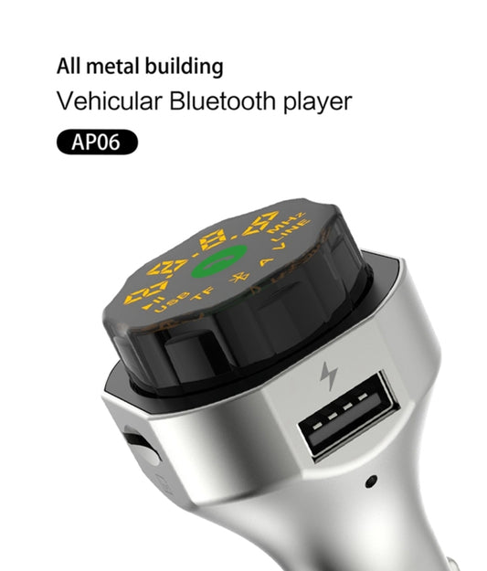 Car MP3 Player Car FM Transmitter Bluetooth 4.2 TF Card/U Disk AUX - Bluetooth Car Kits by PMC Jewellery | Online Shopping South Africa | PMC Jewellery