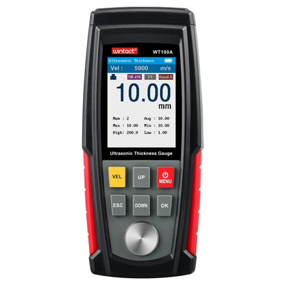 Wintact WT100A Digital Ultrasonic Thickness Gauge Meter Tester USB Charging Digital Thickness Metal Tester High Precision - Coating Thickness Gauge by Wintact | Online Shopping South Africa | PMC Jewellery | Buy Now Pay Later Mobicred