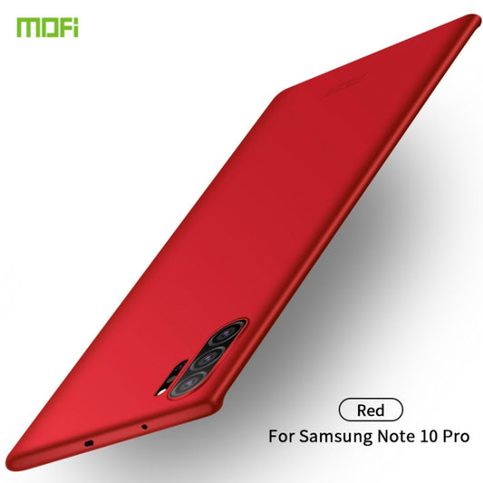 MOFI Frosted PC Ultra-thin Hard Case for Galaxy Note10 Pro(Red) - Galaxy Phone Cases by MOFI | Online Shopping South Africa | PMC Jewellery