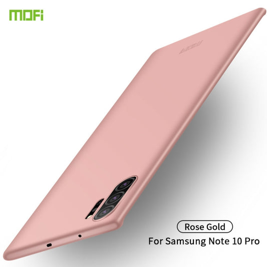 MOFI Frosted PC Ultra-thin Hard Case for Galaxy Note10 Pro(Rose gold) - Galaxy Phone Cases by MOFI | Online Shopping South Africa | PMC Jewellery