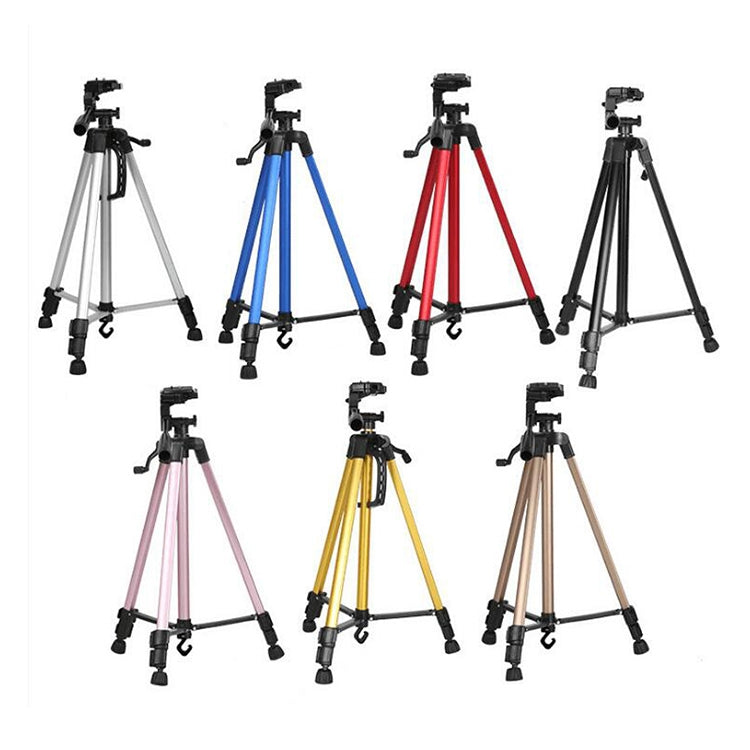 Portable Phone Live Selfie 3366 Tripod Stand DV SLR Camera Self-timer Full Light Bracket(Red) - Tripods by PMC TechLife | Online Shopping South Africa | PMC TechLife | Buy Now Pay Later Mobicred