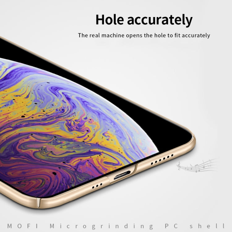 For iPhone 11 Pro MOFI Frosted PC Ultra-thin Hard Case (Gold) - iPhone 11 Pro Cases by MOFI | Online Shopping South Africa | PMC TechLife