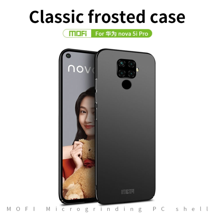 MOFI Frosted PC Ultra-thin Hard Case for Huawei Nova 5i Pro(Black) - Huawei Cases by MOFI | Online Shopping South Africa | PMC Jewellery