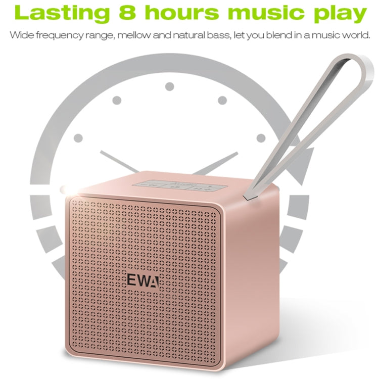 EWA A105 High Hidelity Bluetooth Speaker, Small Size High  Power Bass, TWS Bluetooth Technology Support TF(Blue) - Desktop Speaker by EWA | Online Shopping South Africa | PMC Jewellery | Buy Now Pay Later Mobicred