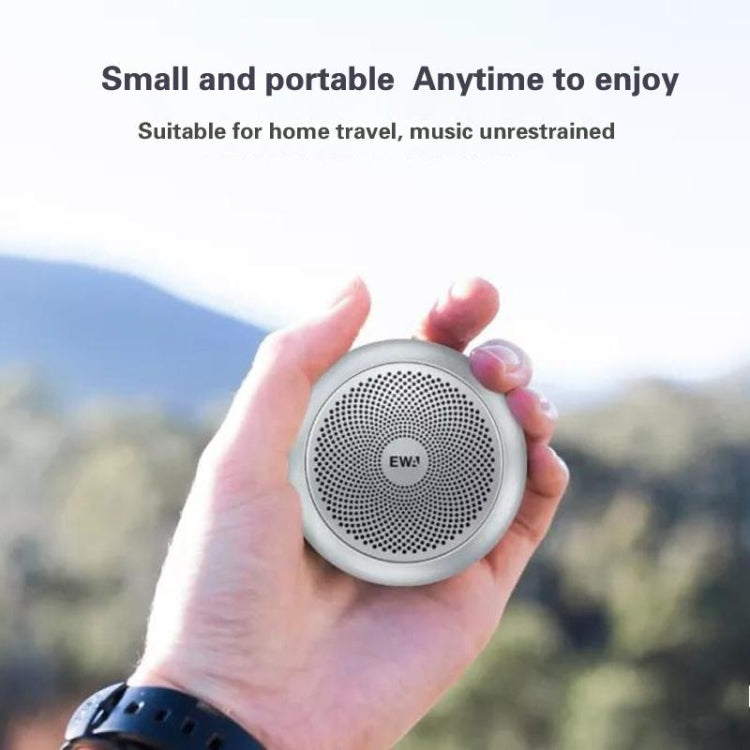 EWA A110mini High Hidelity Bluetooth Speaker Small Size High Power Bass, TWS Bluetooth Technology, Support TF(Grey) - Desktop Speaker by EWA | Online Shopping South Africa | PMC Jewellery | Buy Now Pay Later Mobicred