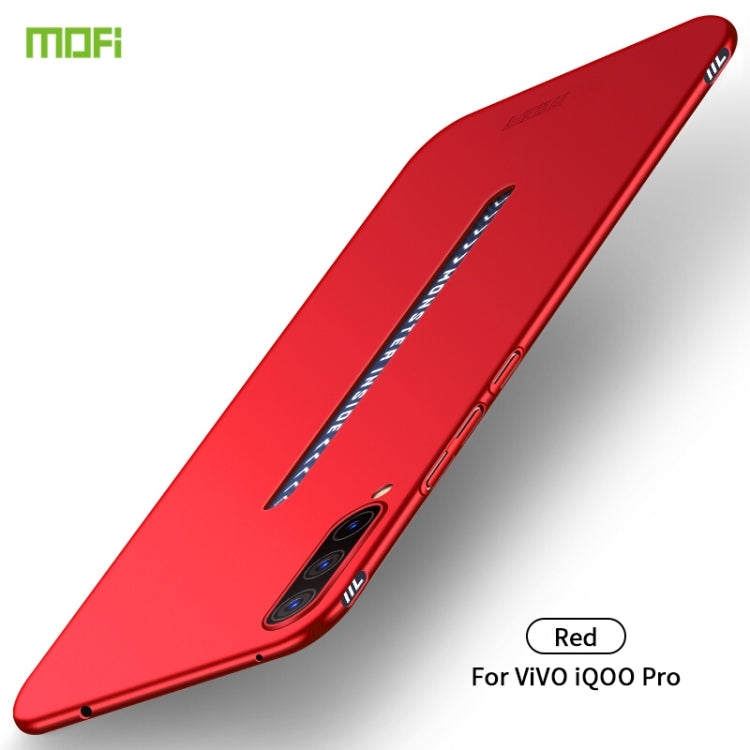 For ViVO iQOO Pro MOFI Frosted PC Ultra-thin Hard Case(Red) - vivo Cases by MOFI | Online Shopping South Africa | PMC Jewellery