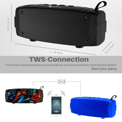 NewRixing NR-3020 Outdoor TWS Wireless Bluetooth Stereo Waterproof Dustproof Shockproof Speaker(Black) - Desktop Speaker by NewRixing | Online Shopping South Africa | PMC Jewellery | Buy Now Pay Later Mobicred