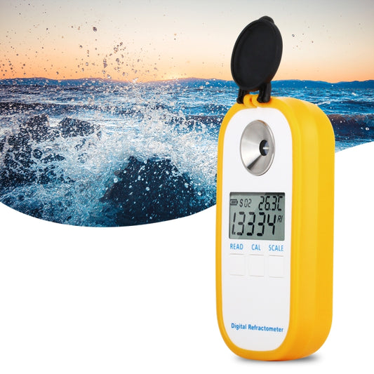 DR202 Digital Sea Water Refractometer Seawater Salinity Meter Specific Gravity Range 0―100‰ Chlorinity 0~57‰ Refractometer - Digital Refractometer by PMC Jewellery | Online Shopping South Africa | PMC Jewellery | Buy Now Pay Later Mobicred