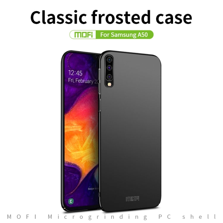 For Galaxy A50 MOFI Frosted PC Ultra-thin Hard Case(Rose gold) - Galaxy Phone Cases by MOFI | Online Shopping South Africa | PMC Jewellery