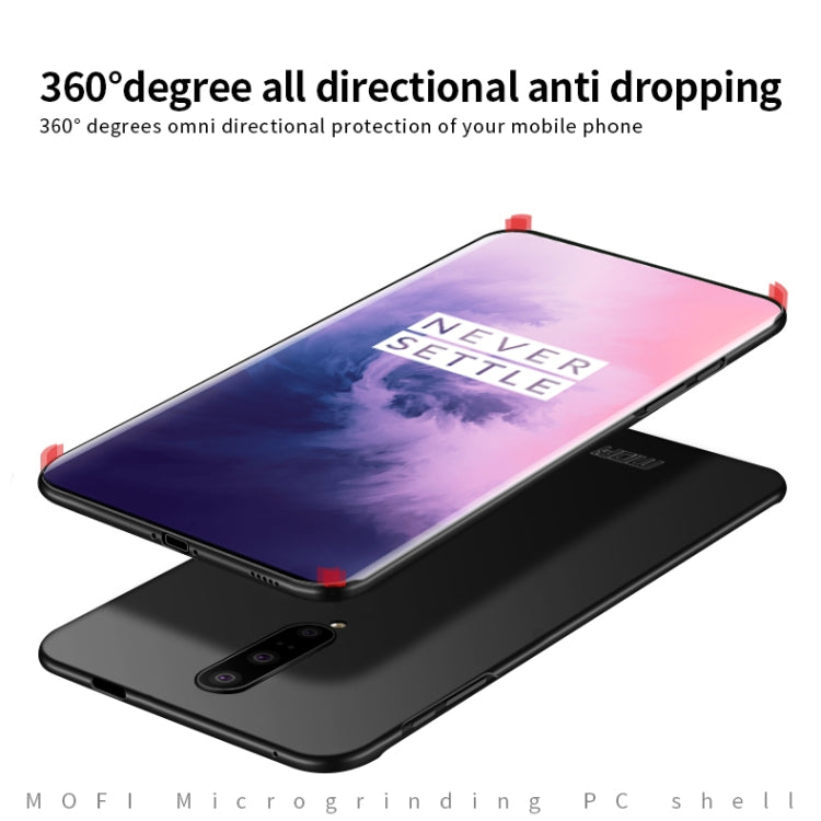 For Oneplus7 Pro MOFI Frosted PC Ultra-thin Hard Case(Black) - OnePlus Cases by MOFI | Online Shopping South Africa | PMC Jewellery