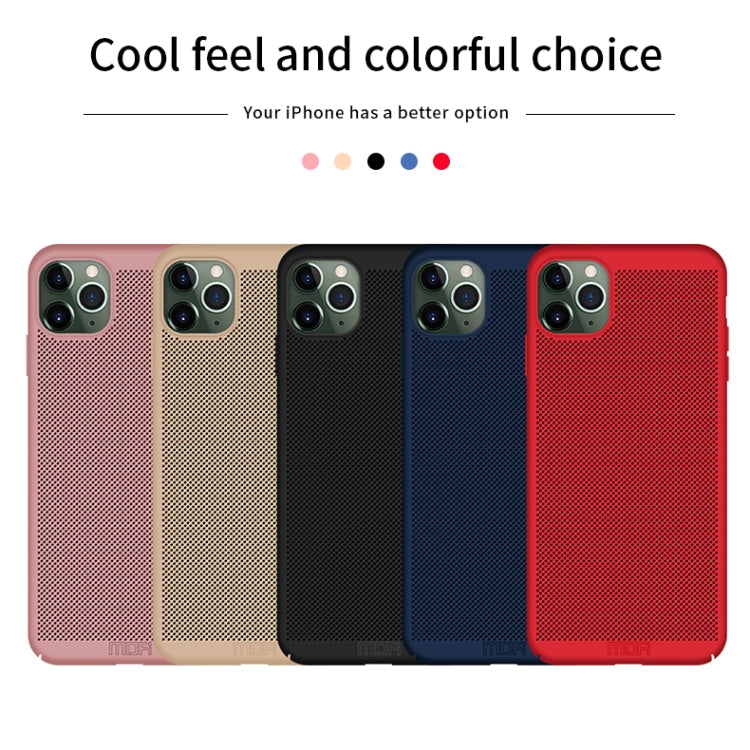 For iPhone 11 Pro Max MOFI Breathable PC Ultra-thin All-inclusive Protective Case(Rose gold) - iPhone 11 Pro Max Cases by MOFI | Online Shopping South Africa | PMC TechLife