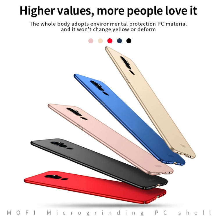 For  OPPO A11x MOFI Frosted PC Ultra-thin Hard Case(Rose gold) - OPPO Cases by MOFI | Online Shopping South Africa | PMC Jewellery