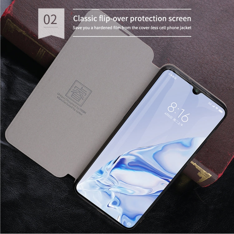 For Xiaomi  Mi 9 Pro MOFI Rui Series Classical Leather Flip Leather Case With Bracket Embedded Steel Plate All-inclusive(Brown) - Xiaomi Cases by MOFI | Online Shopping South Africa | PMC Jewellery