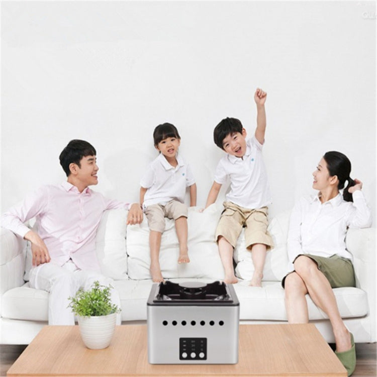 Filter Purification Ashtray Negative Ion Ashtray Intelligent Ashtray(Silver) - free shipping - PMC TechLife - Order now!