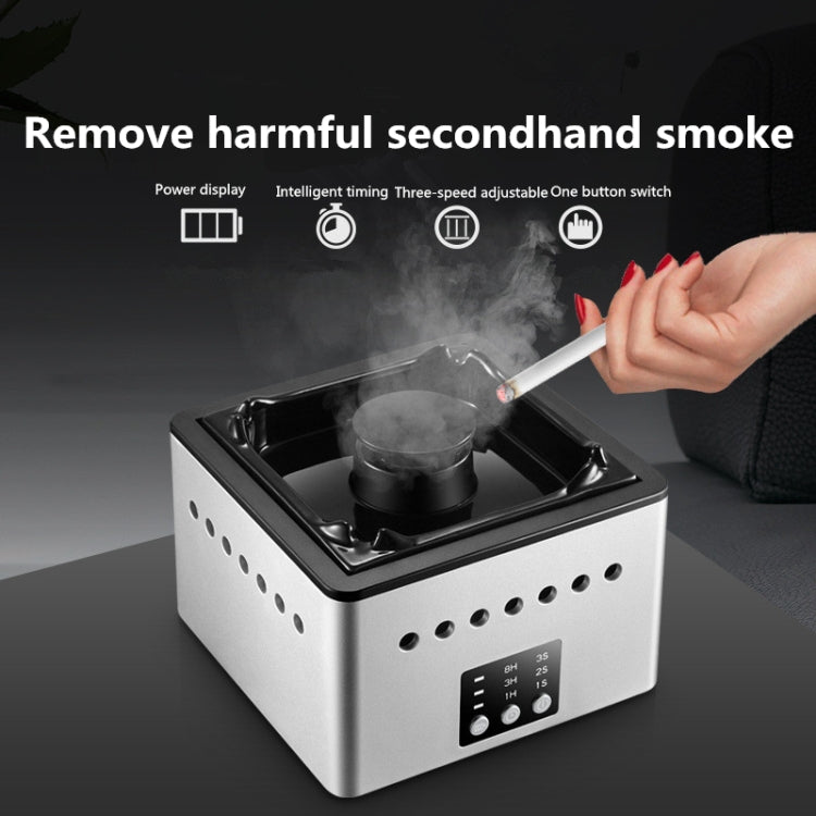 Ashtray Air Purifier Home Indoor Smoke Removal Small Desktop Anti-Secondhand Smoke Artifact(White) - free shipping - PMC TechLife - Order now!