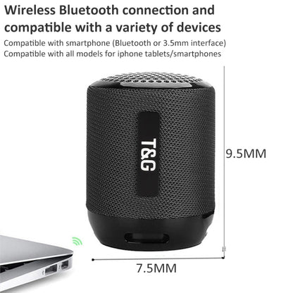 T&G TG129 Portable Wireless Music Speaker Hands-free with MIC, Support TF Card FM(Blue) - Desktop Speaker by T&G | Online Shopping South Africa | PMC Jewellery | Buy Now Pay Later Mobicred