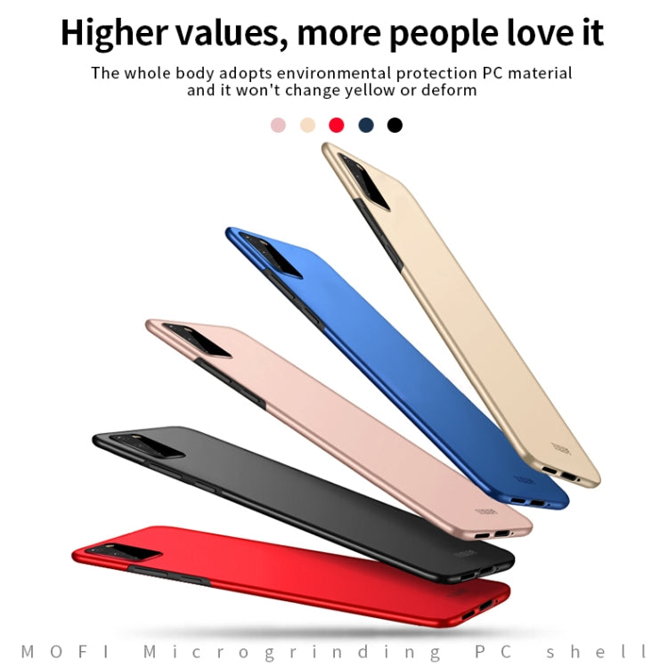 For Galaxy S20 MOFI Frosted PC Ultra-thin Hard Case(Red) - Galaxy Phone Cases by MOFI | Online Shopping South Africa | PMC TechLife