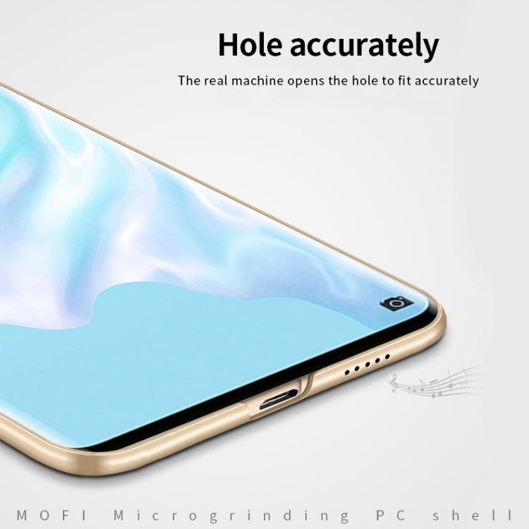 For Huawei P40 MOFI Frosted PC Ultra-thin Hard Case(Black) - Huawei Cases by MOFI | Online Shopping South Africa | PMC TechLife
