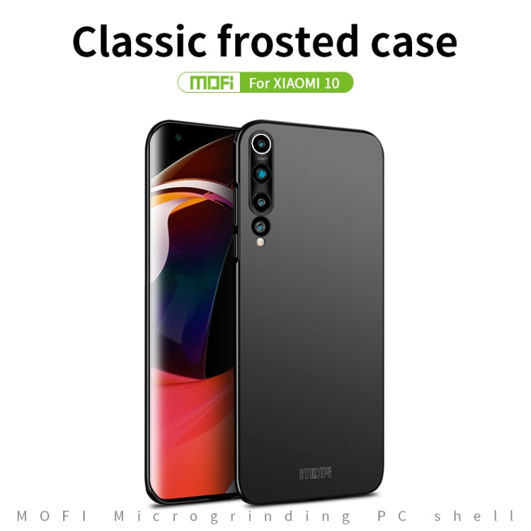 For Xiaomi Mi 10 MOFI Frosted PC Ultra-thin Hard Case(Blue) - Xiaomi Cases by MOFI | Online Shopping South Africa | PMC TechLife