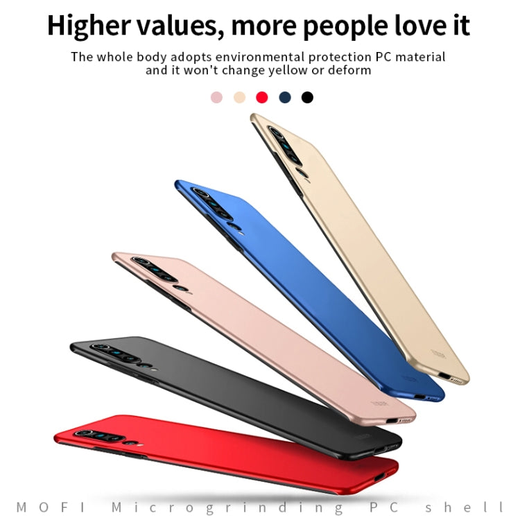 For Xiaomi Mi 10 MOFI Frosted PC Ultra-thin Hard Case(Blue) - Xiaomi Cases by MOFI | Online Shopping South Africa | PMC TechLife