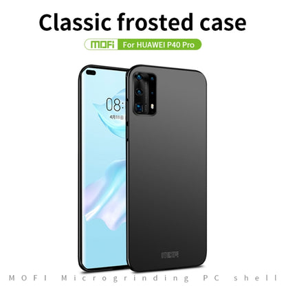 For Huawei P40 Pro MOFI Frosted PC Ultra-thin Hard Case(Gold) - Huawei Cases by MOFI | Online Shopping South Africa | PMC Jewellery