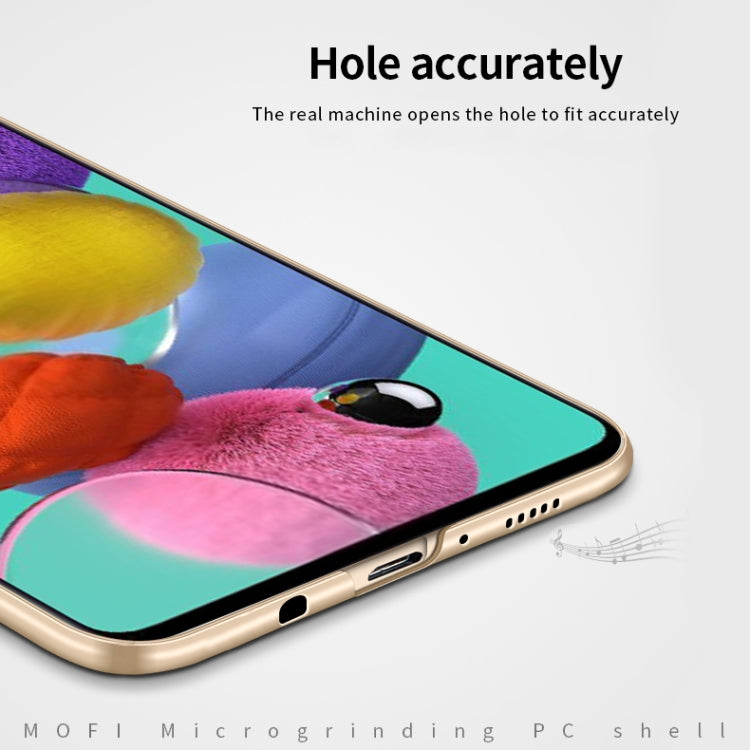 For Galaxy A51 MOFI Frosted PC Ultra-thin Hard Case(Gold) - Galaxy Phone Cases by MOFI | Online Shopping South Africa | PMC TechLife | Buy Now Pay Later Mobicred