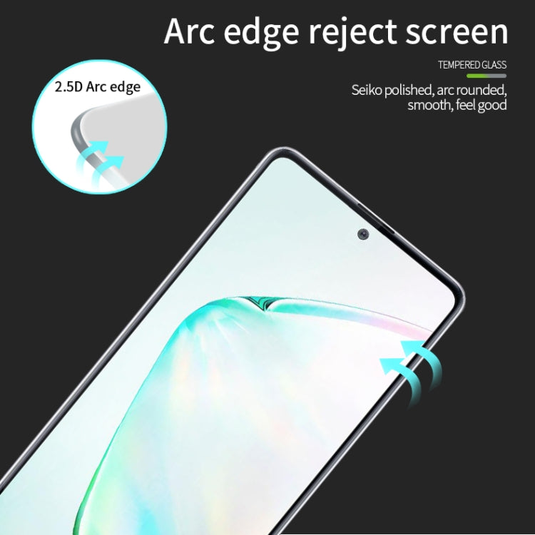 For Galaxy A81 / Note 10 Lite MOFI 9H 2.5D Full Screen Tempered Glass Film(Black) - free shipping - PMC TechLife - Order now!